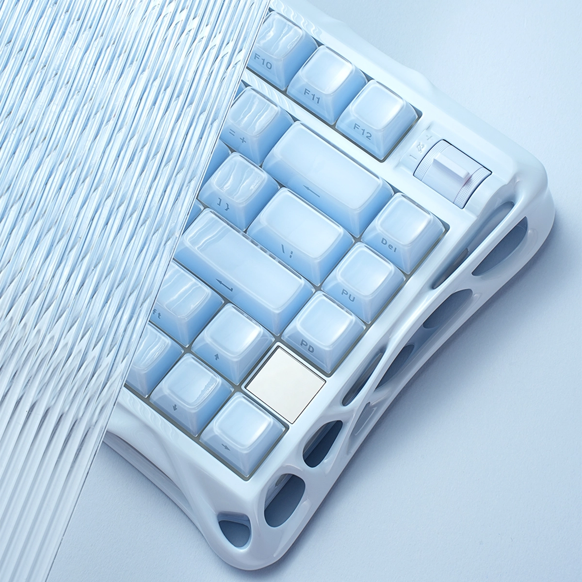 Mercury K1 Gaming Keyboard - Ice Blue Special Edition | 75% Mechanical Mercury K1 Gaming Keyboard - Ice Blue Special Edition | 75% Mechanical
