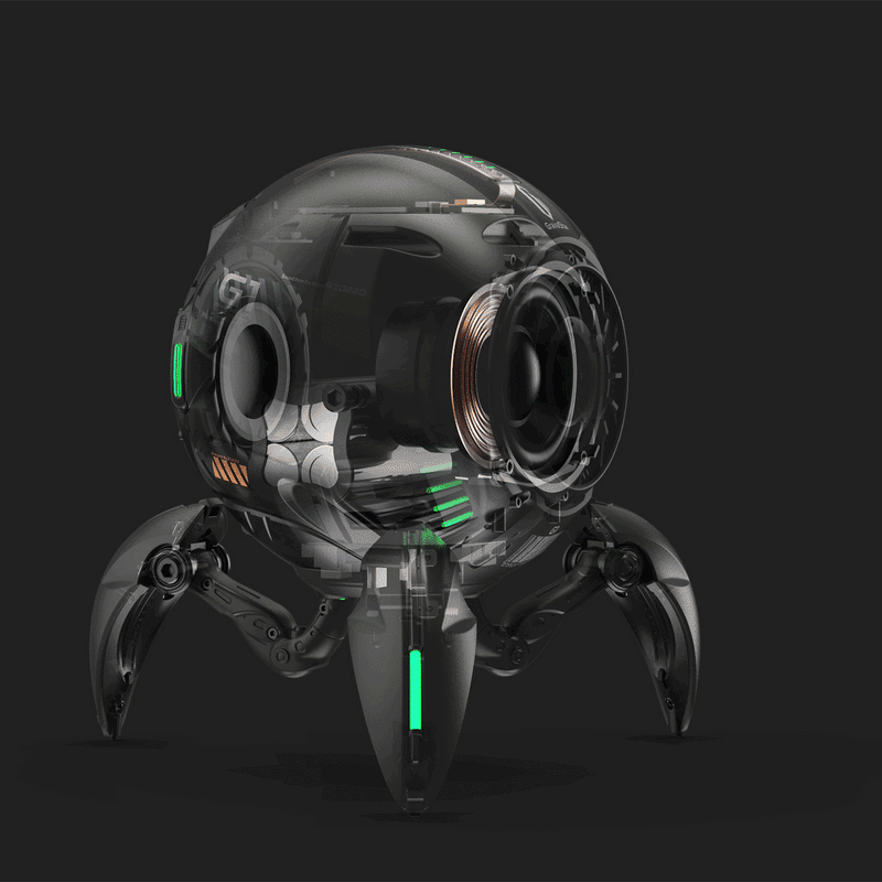 Mars Pro Sci-fi Bluetooth Speaker | GravaStar