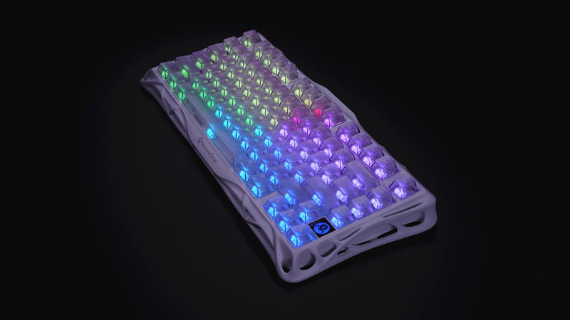 Mercury K1 Lite Gaming Keyboard - Crystal Aurora | 75% Mechanical